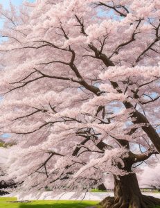 樹齢1000年の桜の木